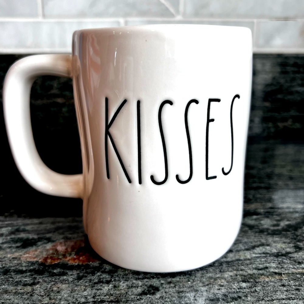 Rae Dunn Mug - “KISSES”